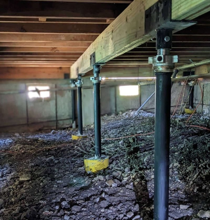 Foundation Settlement Repair in Longview