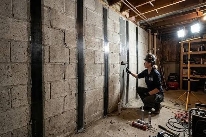 foundation repair project in Longview